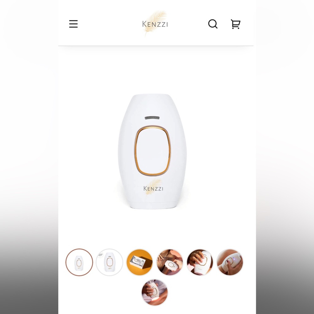 Kenzzi IPL hair removal device